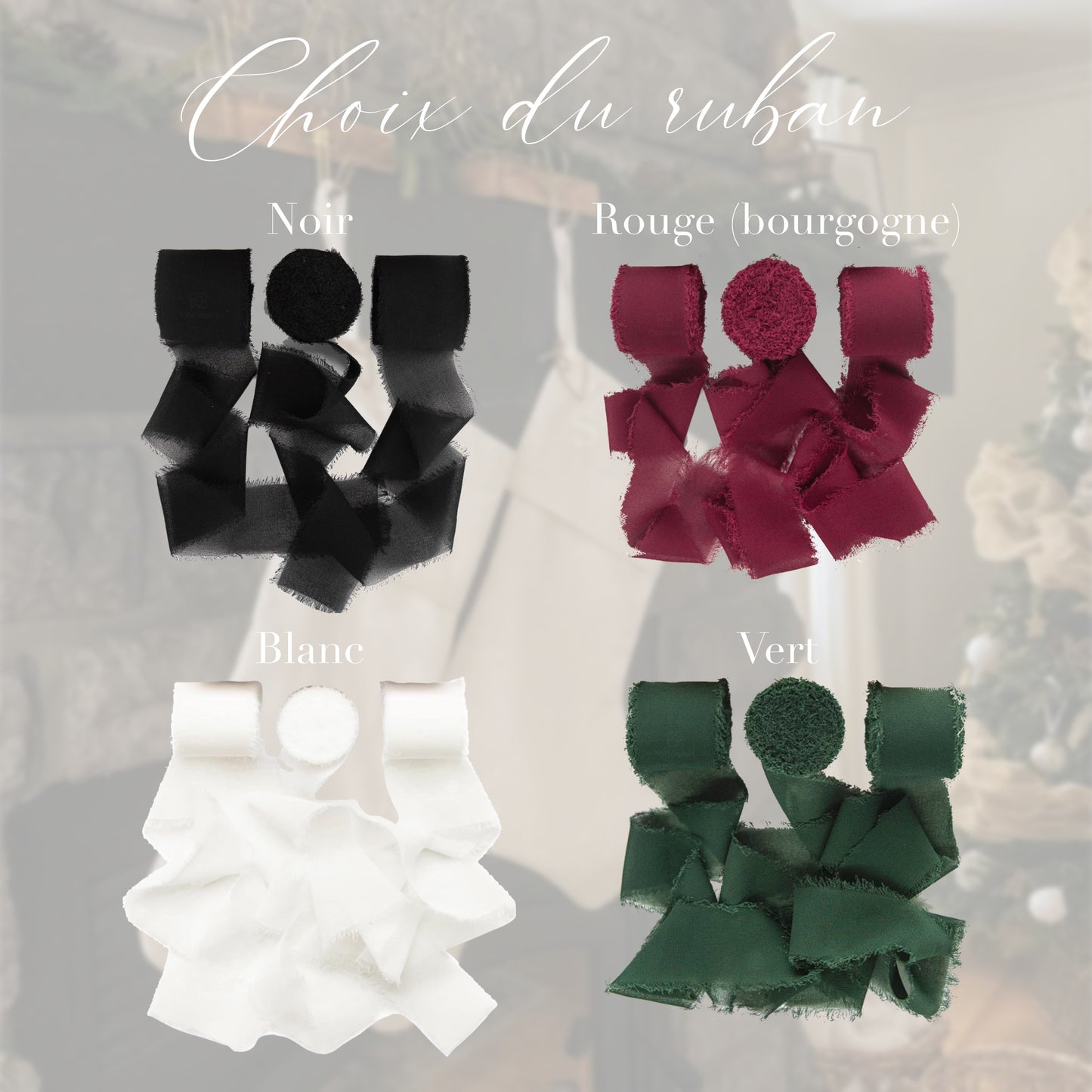 Ornement de Noël en acrylique TRANSPARENT - personnalisable à 100%