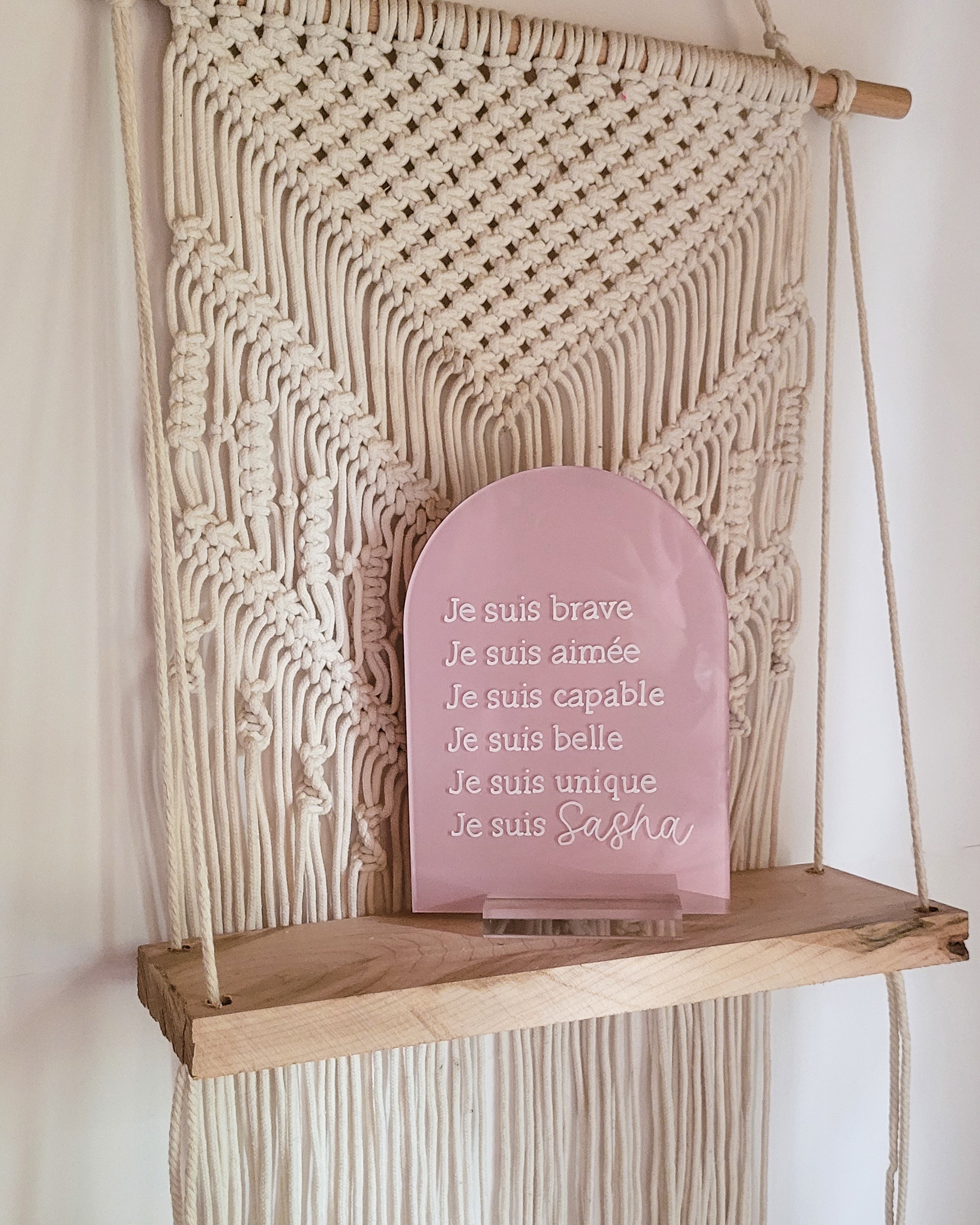 Affirmations positives - affiches et autocollants – Letteringbygen