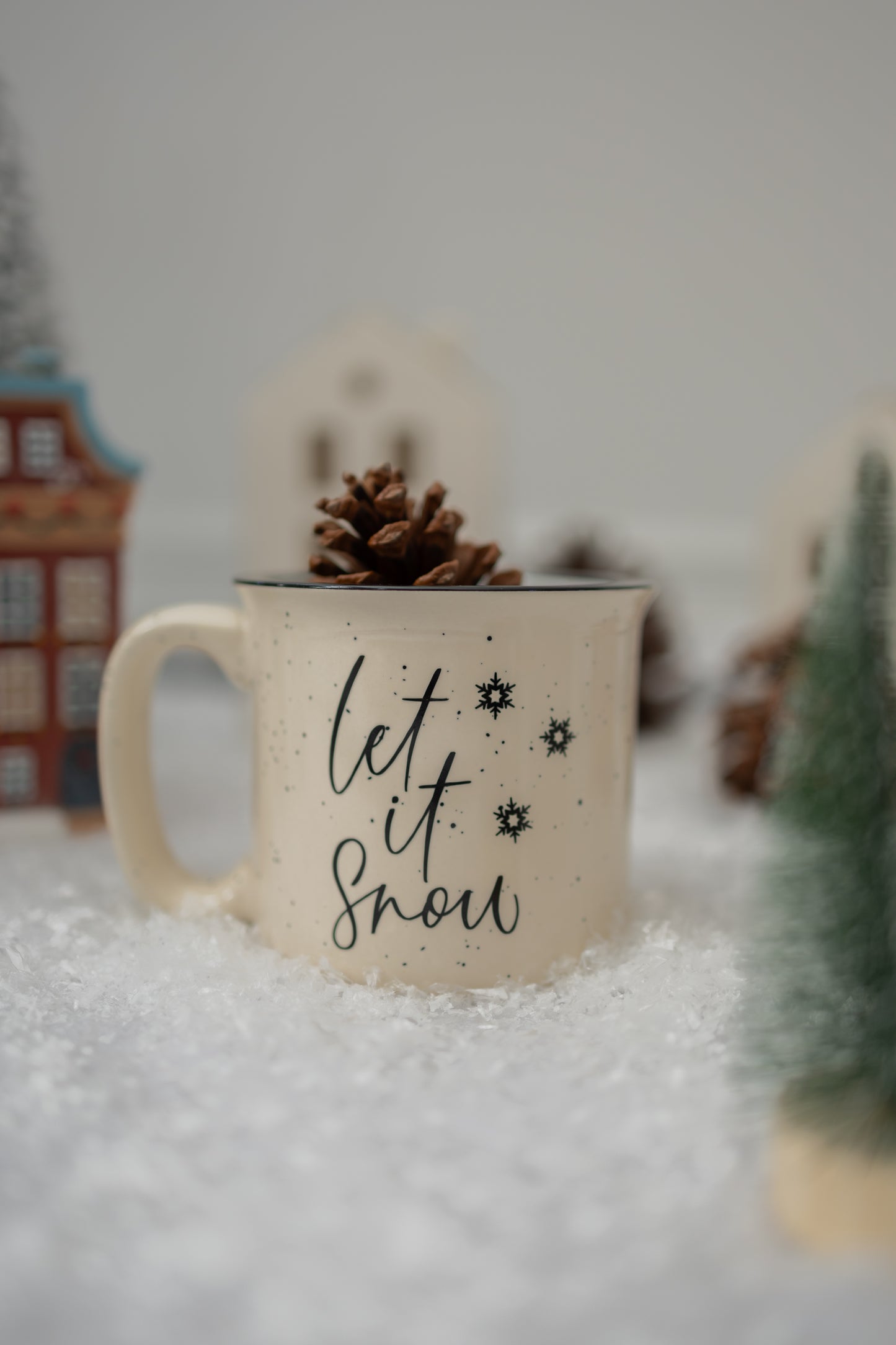 Let it snow  - Tasse tachetée 13oz